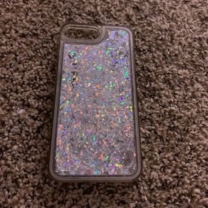 iPhone 8 Plus glitter phone case